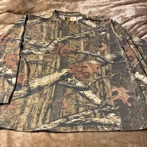 Vtg Russelll camouflage shirt